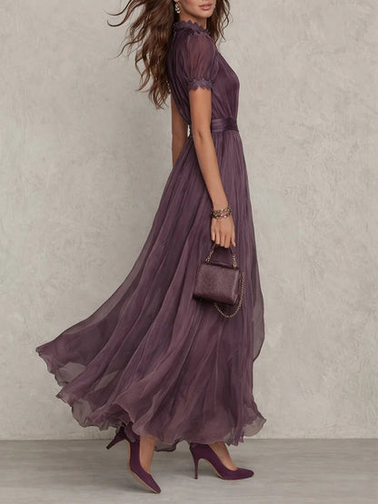 Julie | Robe Maxi avec Dentelle