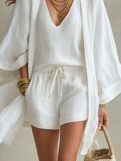 Sophie | Ensemble Cardigan et Shorts