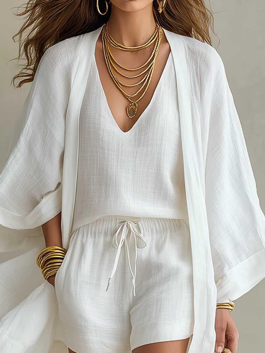 Sophie | Ensemble Cardigan et Shorts