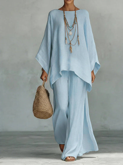 Lila | Ensemble Top et Pantalon Fluide