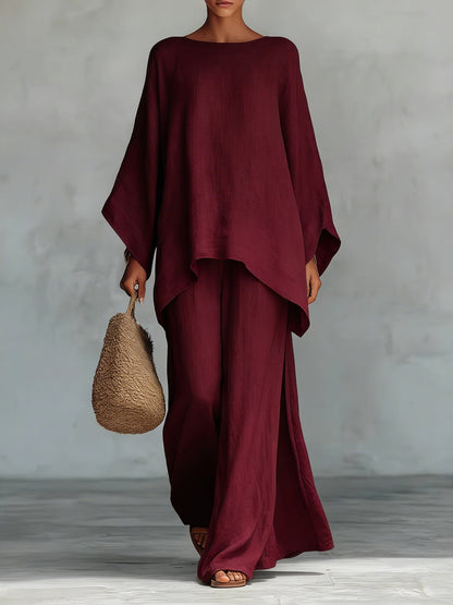 Lila | Ensemble Top et Pantalon Fluide