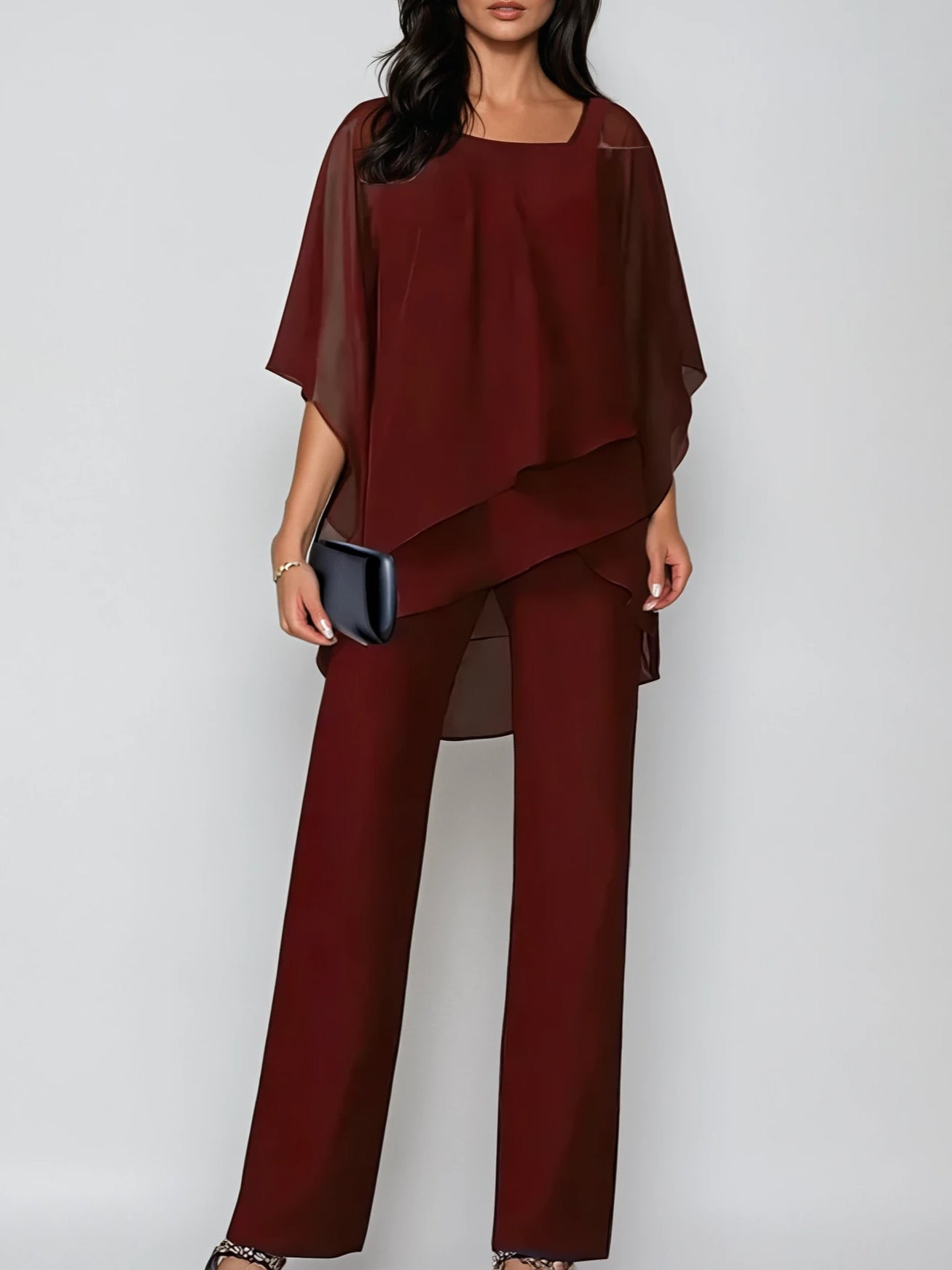 Sofia | Ensemble Chiffon Décolleté