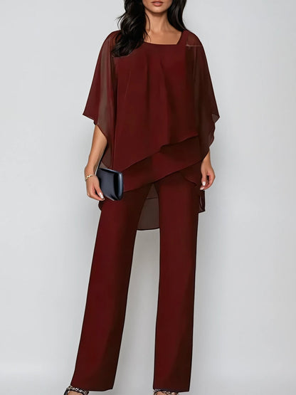Sofia | Ensemble Chiffon Décolleté