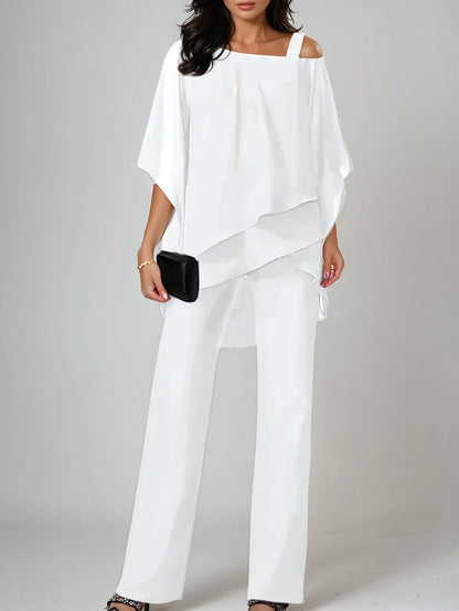 Sofia | Ensemble Chiffon Décolleté
