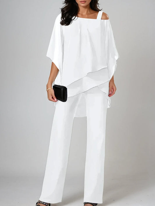 Sofia | Ensemble Chiffon Décolleté