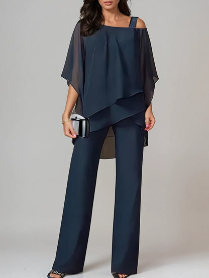 Sofia | Ensemble Chiffon Décolleté