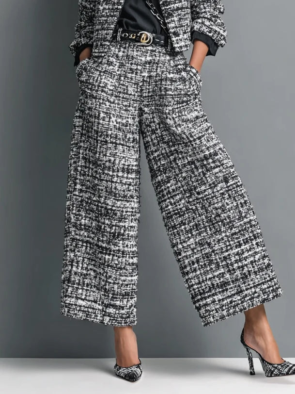 Tessa | Ensemble Veste en Tweed et Pantalon