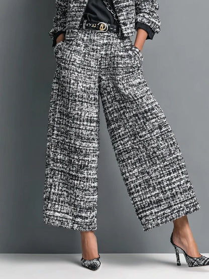 Tessa | Ensemble Veste en Tweed et Pantalon