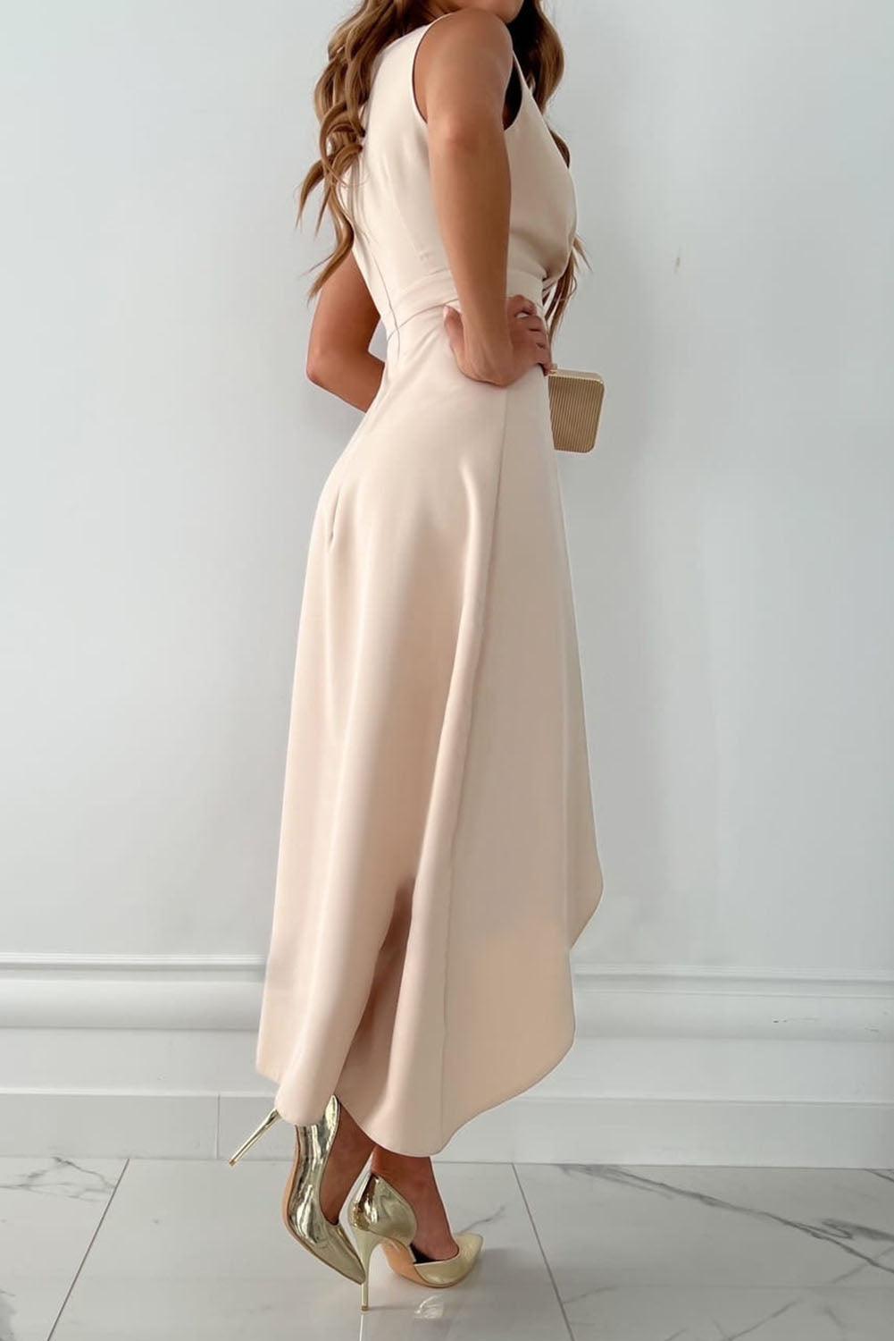 Julie | Robe avec Motif Rose