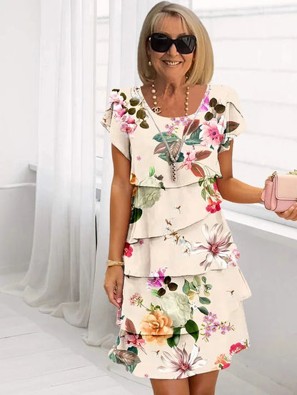 Phoebe | Robe à Volants Élégante et Confortable