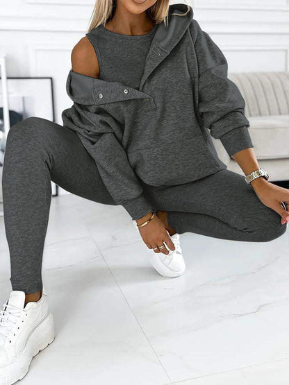 Sophie | Ensemble de Sweatshirt en Trois Pièces