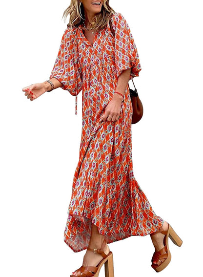 Nina  | Robe Maxi Florale Boho