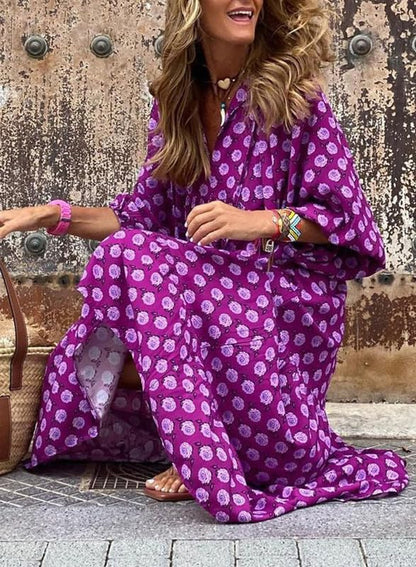 Nina  | Robe Maxi Florale Boho