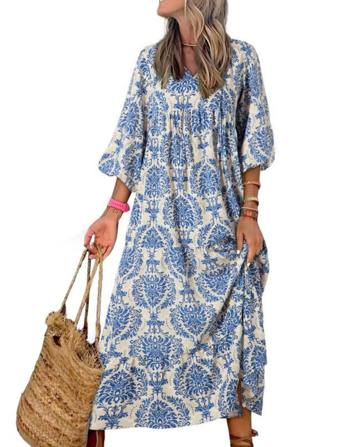 Nina  | Robe Maxi Florale Boho