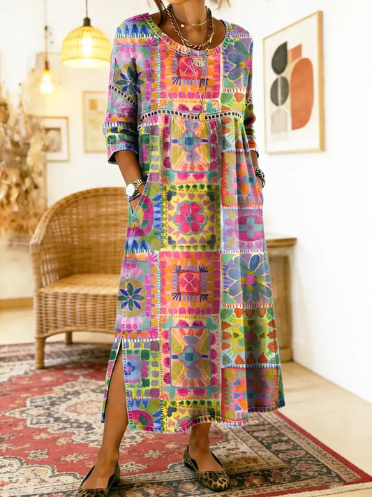Pilar | Robe Imprimée Éthique