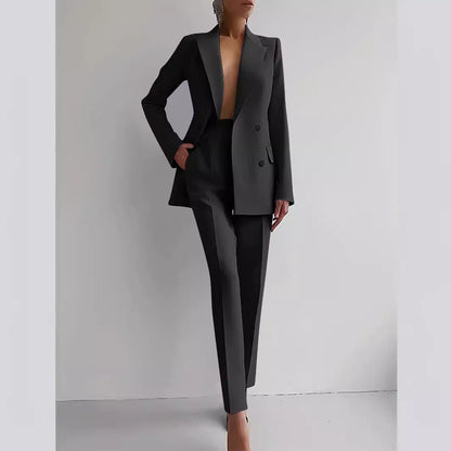 Sofia | Ensemble Blazer & Pantalon Taille Haute