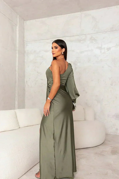 Riley | Robe Maxi de Soirée à Une Épaule