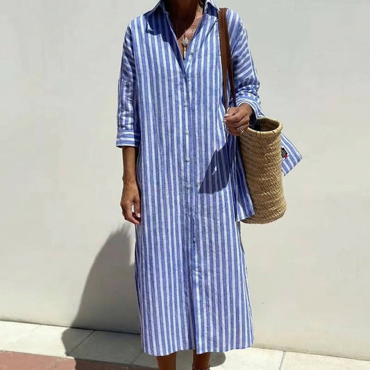 Skylar | Robe Chemise Rayée