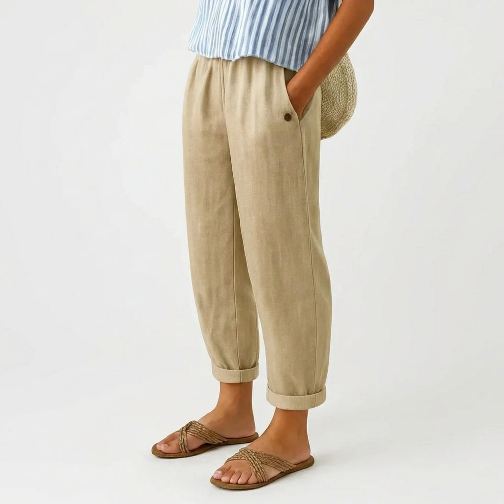 Stella | Pantalons en Lin Éternel
