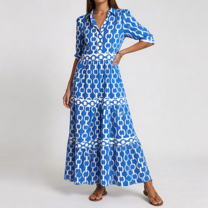 HAZEL | Robe Midi à Maillons