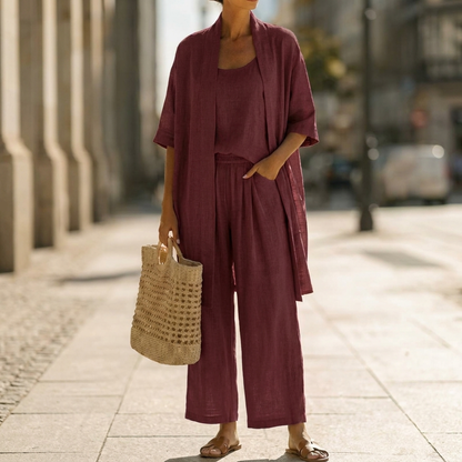 Abigail | Ensemble Élégant en Trois Pièces