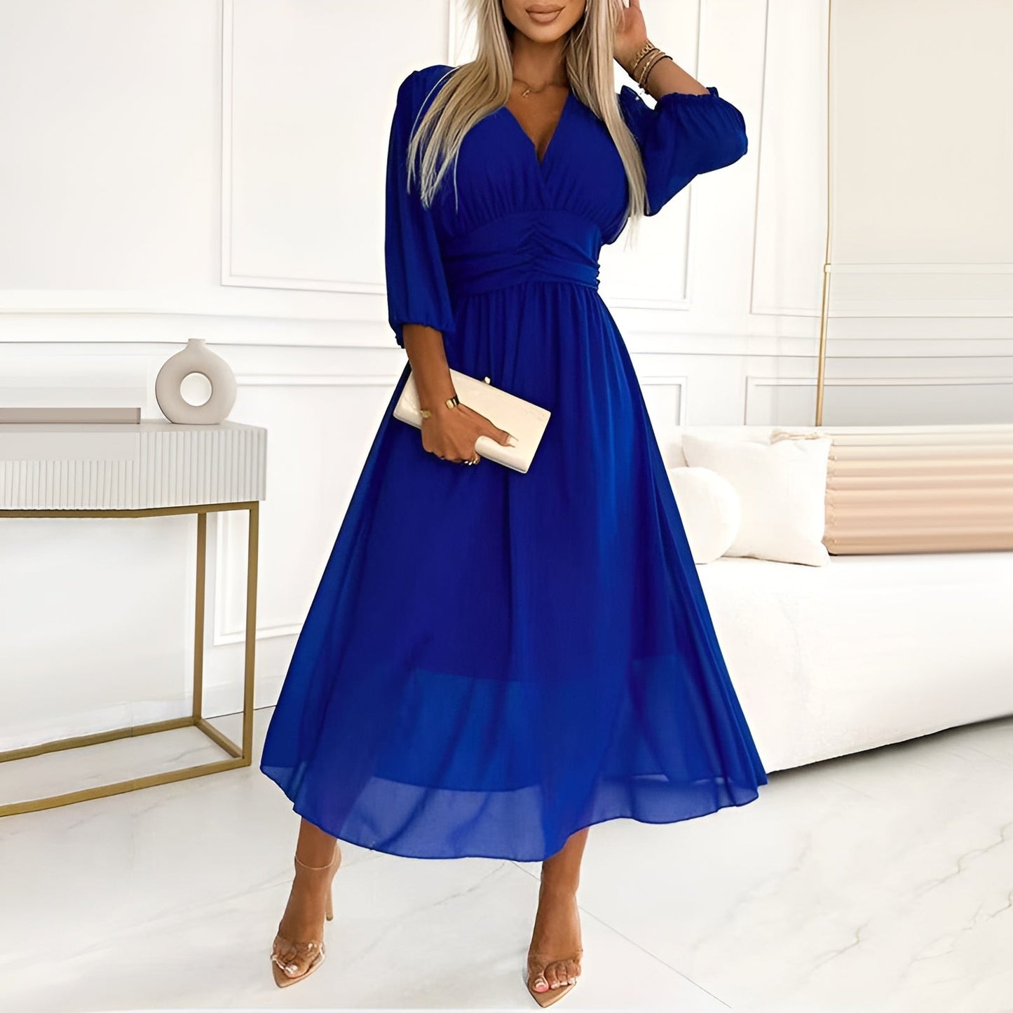 Sophie | Robe Wrap Élégante