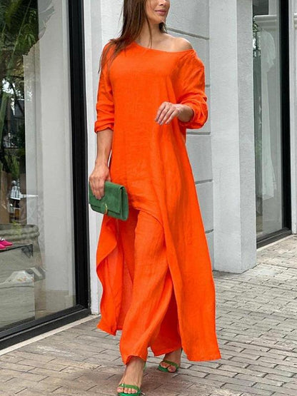 Sienna | Ensemble Deux-pièces Couleur Unie