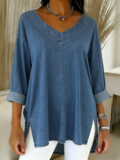 Lucy | Haut en Denim Stylé