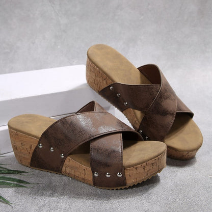 Oakley – Sandales Wedge Boho