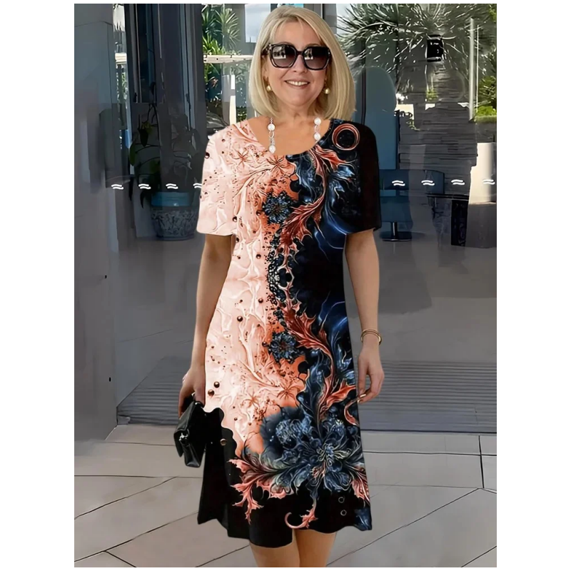 Viviana | Robe Relaxed Imprimée