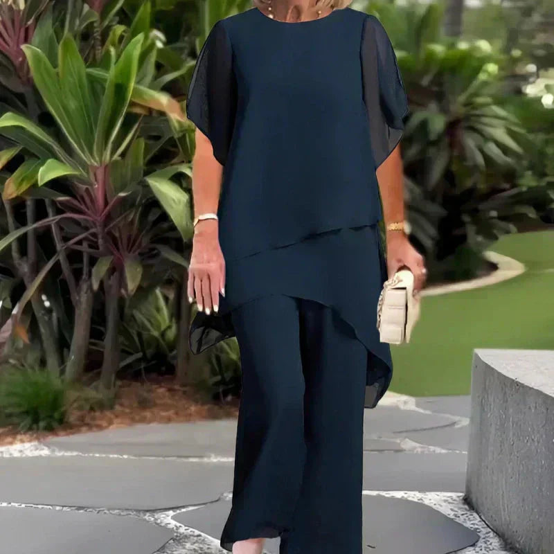Maeryn™ – Ensemble en Chiffon Élégant