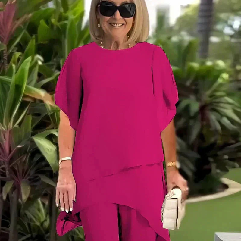 Maeryn™ – Ensemble en Chiffon Élégant