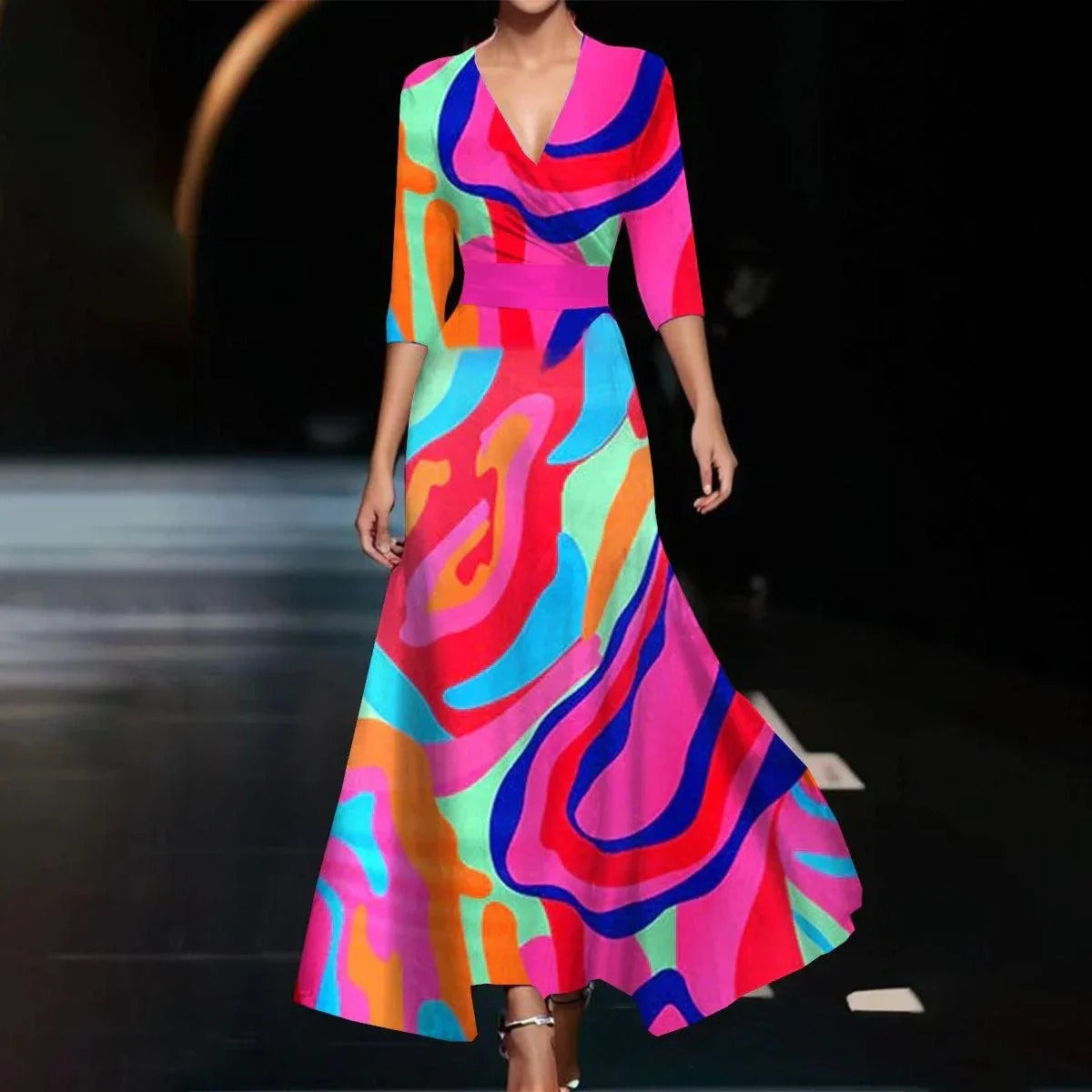 Patricia | Robe Chic avec Imprimé Floral